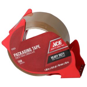 Ace Heavy Duty Packaging Tape Tan 1.88inch x 54.6yd Ace Heavy Duty Packaging Tape Tan 1.88inch x 54.6yd